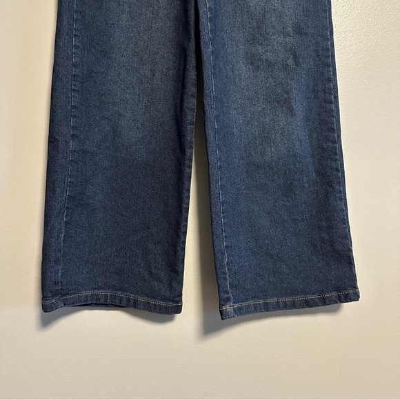 Jessica Simpson Dark Blue Olivia Wide Leg Jeans Girl’s Size 7 - Picture 4 of 8